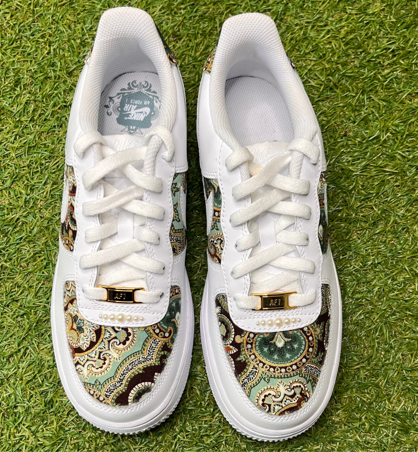 Paisley Power Air Force 1s