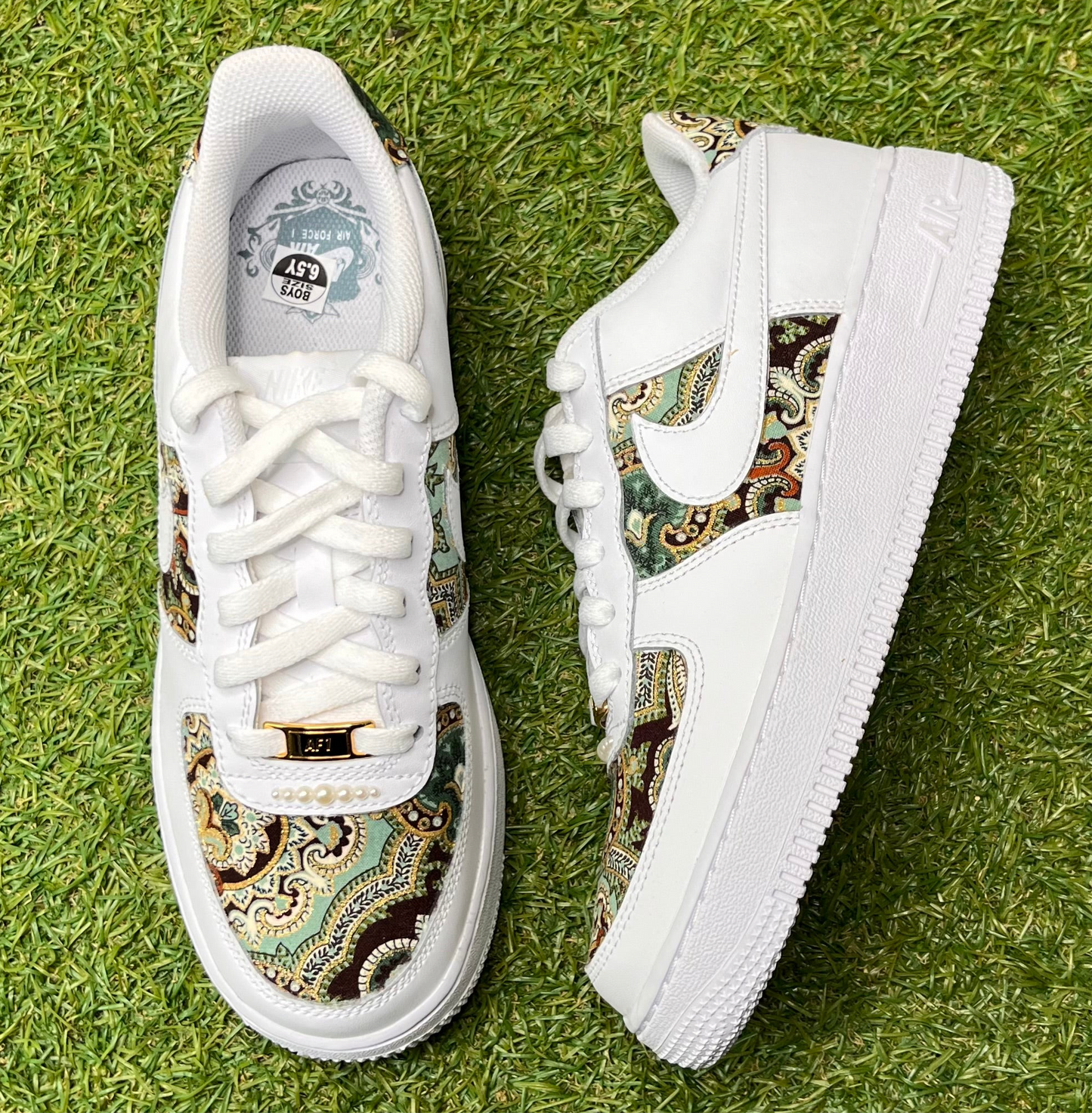 Paisley Power Air Force 1s