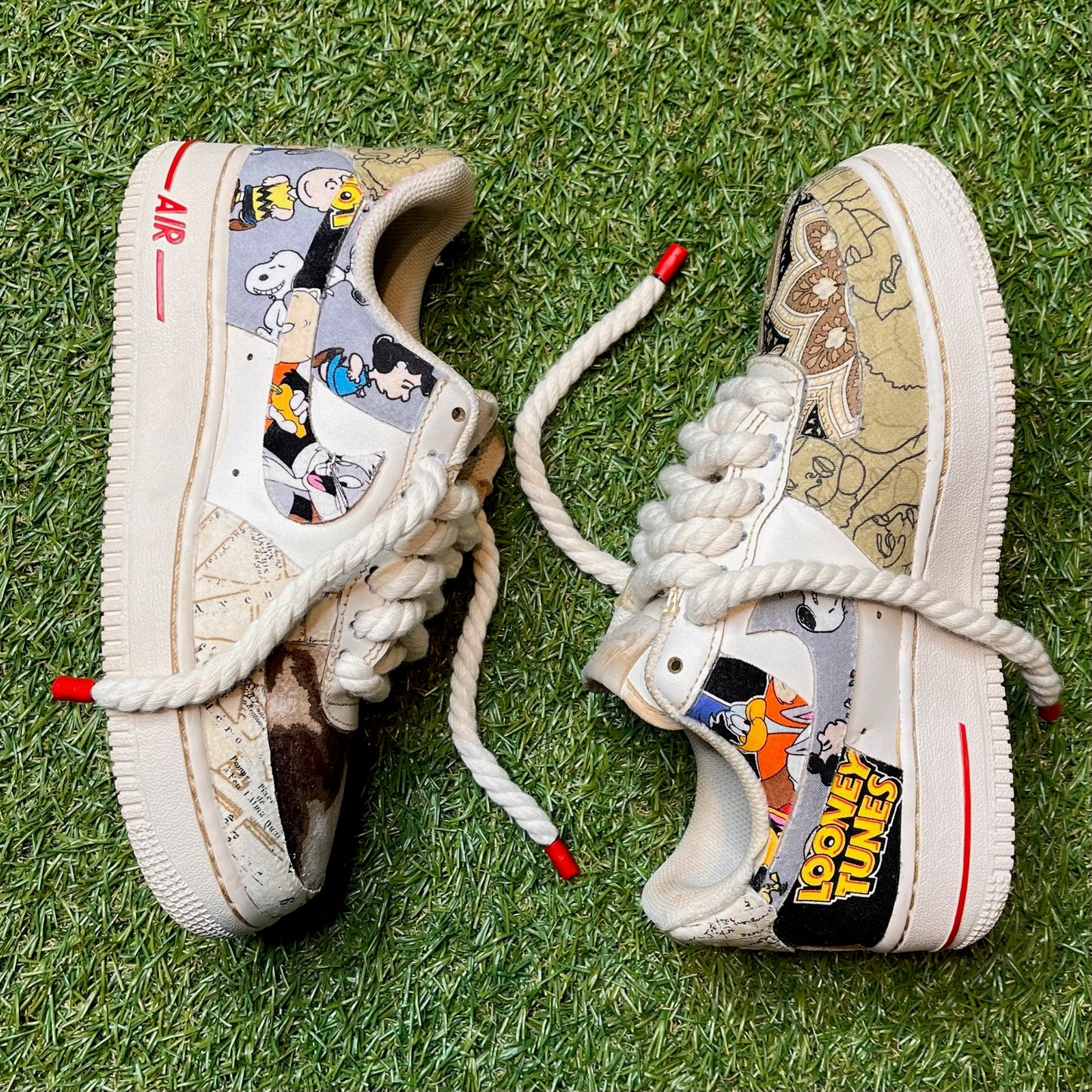 "Dirty Dye Anna" Air Force 1s