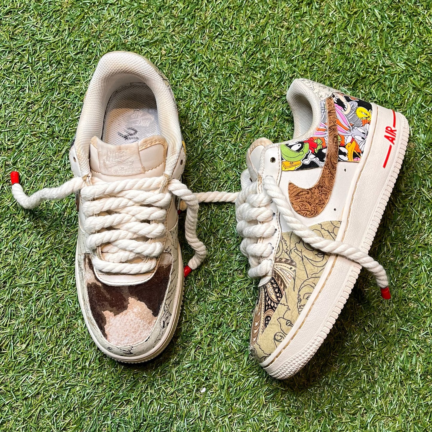 "Dirty Dye Anna" Air Force 1s