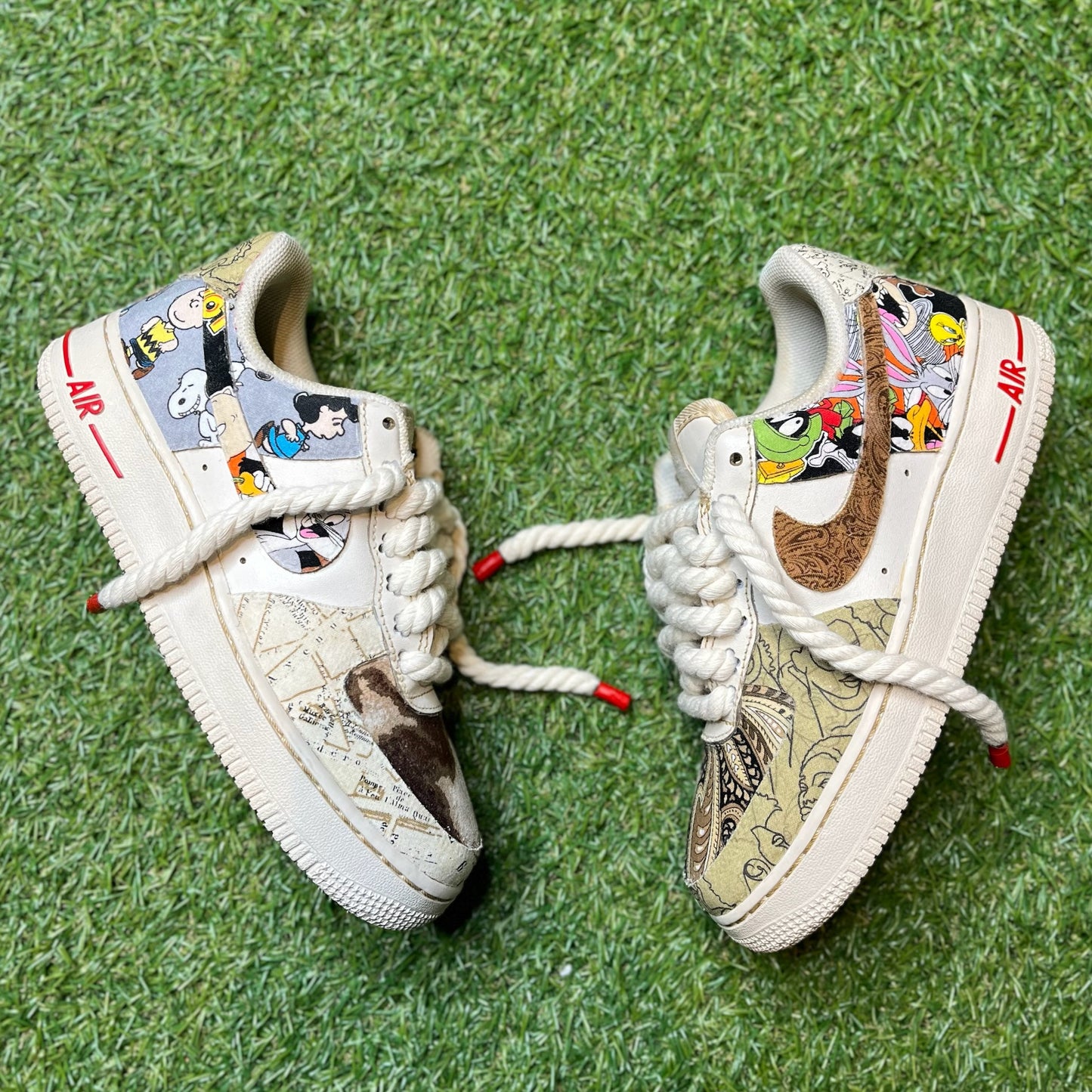 "Dirty Dye Anna" Air Force 1s